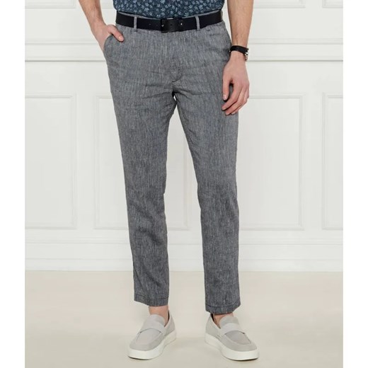 BOSS BLACK Lniane spodnie C-Kane-RDS | Regular Fit ze sklepu Gomez Fashion Store w kategorii Spodnie męskie - zdjęcie 184512851