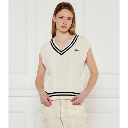 GUESS ACTIVE Kamizelka | Regular Fit ze sklepu Gomez Fashion Store w kategorii Swetry damskie - zdjęcie 184512872