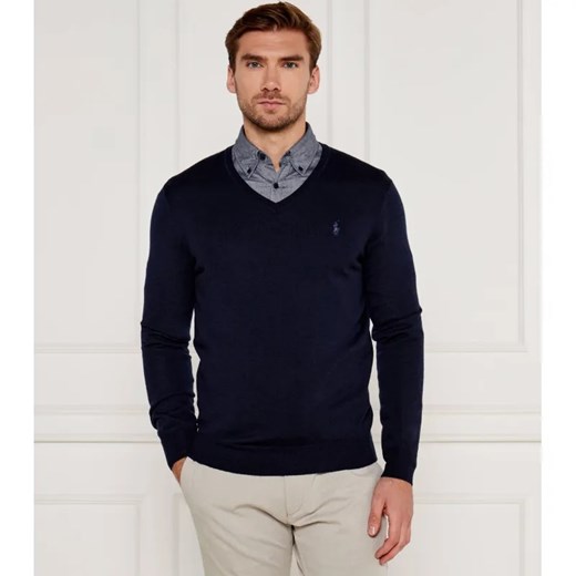 POLO RALPH LAUREN Wełniany sweter | Slim Fit ze sklepu Gomez Fashion Store w kategorii Swetry męskie - zdjęcie 184512943