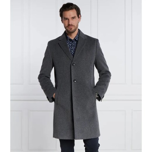 BOSS BLACK Wełniany płaszcz H-Hyde-C-224 52 promocja Gomez Fashion Store