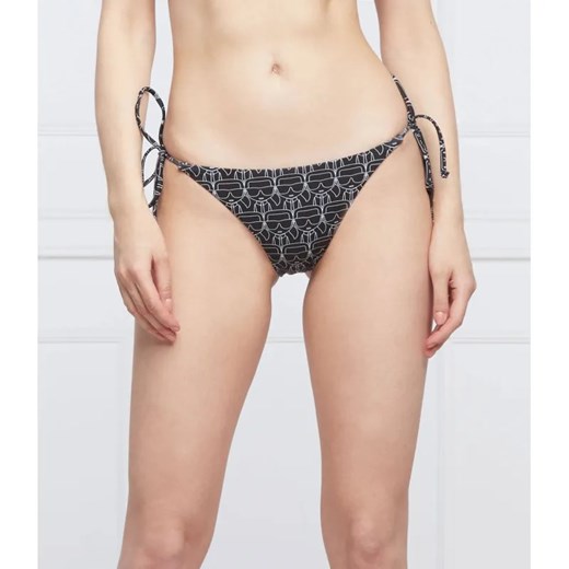 Karl Lagerfeld Dół od bikini Ikonic All-Over ze sklepu Gomez Fashion Store w kategorii Stroje kąpielowe - zdjęcie 184513134