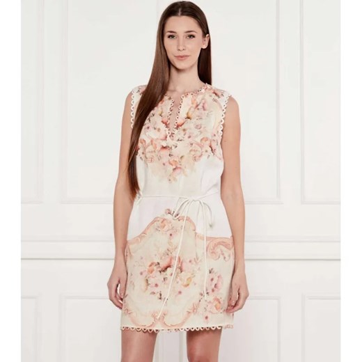 TWINSET Lniana sukienka ze sklepu Gomez Fashion Store w kategorii Sukienki - zdjęcie 184513450