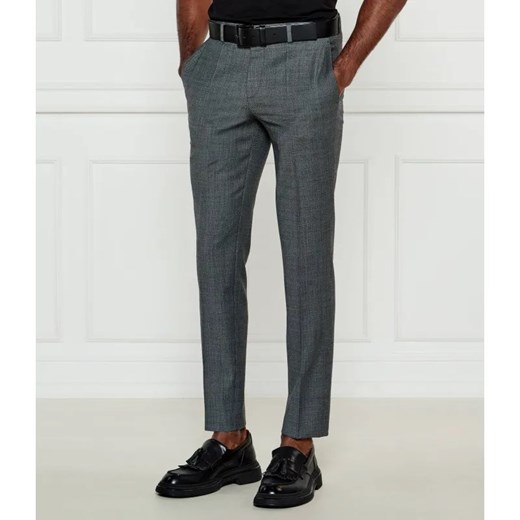 HUGO Spodnie Getlin232X | Slim Fit | z dodatkiem wełny ze sklepu Gomez Fashion Store w kategorii Spodnie męskie - zdjęcie 184513534