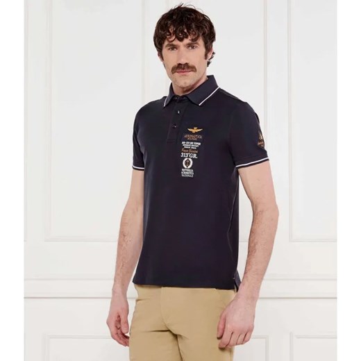 Aeronautica Militare Polo | Regular Fit ze sklepu Gomez Fashion Store w kategorii T-shirty męskie - zdjęcie 184513582