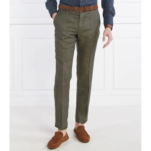 Joop! Lniane spodnie JT-18Hank | Slim Fit ze sklepu Gomez Fashion Store w kategorii Spodnie męskie - zdjęcie 184513591
