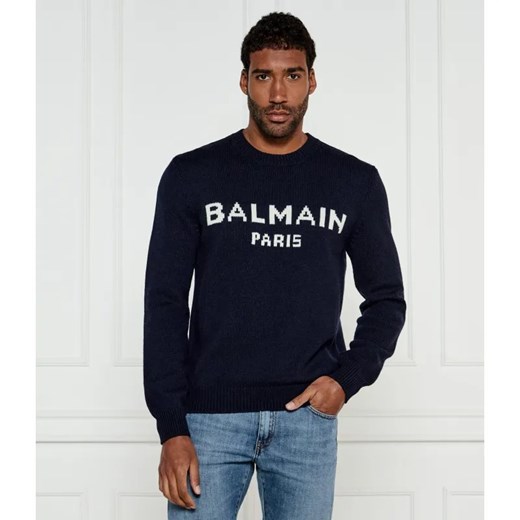 Balmain Wełniany sweter | Regular Fit ze sklepu Gomez Fashion Store w kategorii Swetry męskie - zdjęcie 184513593