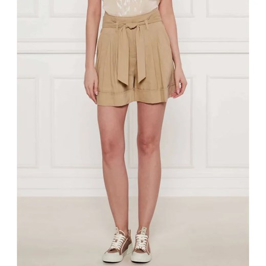 Marc Cain Lniane szorty | Relaxed fit | high waist ze sklepu Gomez Fashion Store w kategorii Szorty - zdjęcie 184513830