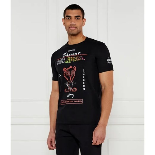 Iceberg T-shirt | Regular Fit ze sklepu Gomez Fashion Store w kategorii T-shirty męskie - zdjęcie 184513834