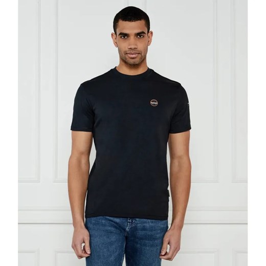 Napapijri T-shirt S-BADGE | Regular Fit ze sklepu Gomez Fashion Store w kategorii T-shirty męskie - zdjęcie 184513853
