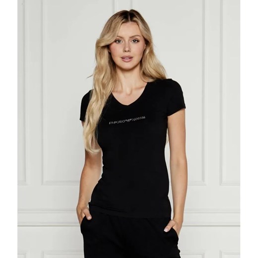 Emporio Armani T-shirt | Slim Fit ze sklepu Gomez Fashion Store w kategorii Bluzki damskie - zdjęcie 184514064
