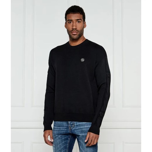 Philipp Plein Wełniany sweter | Regular Fit ze sklepu Gomez Fashion Store w kategorii Swetry męskie - zdjęcie 184514070