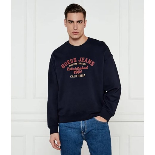 Guess Jeans Bluza VINTAGE | Oversize fit ze sklepu Gomez Fashion Store w kategorii Bluzy męskie - zdjęcie 184514110