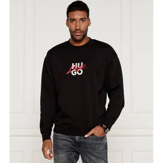 HUGO Bluza Dlogonty | Relaxed fit ze sklepu Gomez Fashion Store w kategorii Bluzy męskie - zdjęcie 184514123