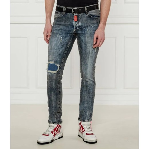 Philipp Plein Jeansy Hexagon | Straight fit ze sklepu Gomez Fashion Store w kategorii Jeansy męskie - zdjęcie 184514164