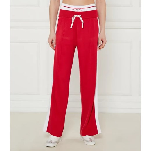 Pinko Spodnie dresowe MARSICANO | Regular Fit | pique ze sklepu Gomez Fashion Store w kategorii Spodnie damskie - zdjęcie 184514202