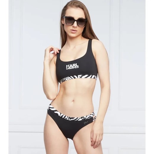 Karl Lagerfeld Góra od bikini Zebra ze sklepu Gomez Fashion Store w kategorii Stroje kąpielowe - zdjęcie 184514230
