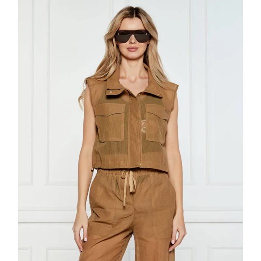 Pinko Kamizelka Gilet | Regular Fit ze sklepu Gomez Fashion Store w kategorii Kamizelki damskie - zdjęcie 184514303