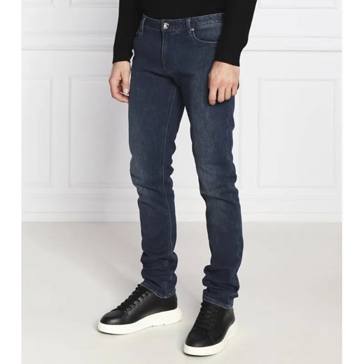 Emporio Armani Jeansy j06 | Slim Fit | z dodatkiem wełny Emporio Armani 34/34 okazyjna cena Gomez Fashion Store