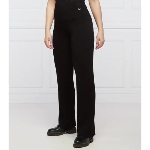 TWINSET Spodnie | Regular Fit | high waist ze sklepu Gomez Fashion Store w kategorii Spodnie damskie - zdjęcie 184514354