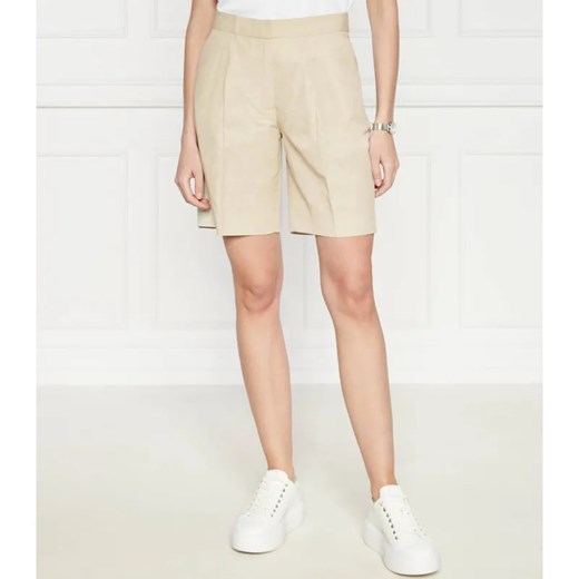 Calvin Klein Lniane szorty | Regular Fit ze sklepu Gomez Fashion Store w kategorii Szorty - zdjęcie 184514542