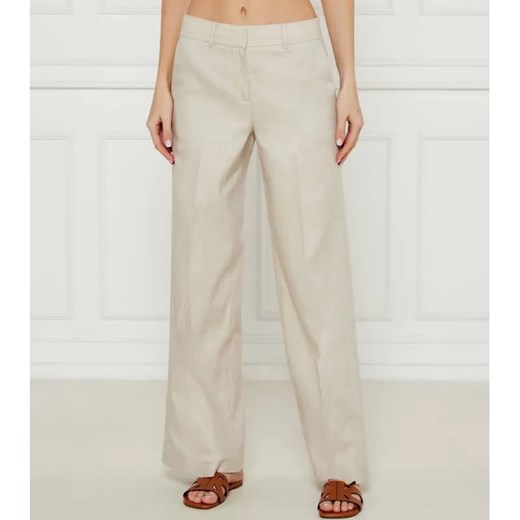 Michael Kors Lniane spodnie | flare fit ze sklepu Gomez Fashion Store w kategorii Spodnie damskie - zdjęcie 184514572