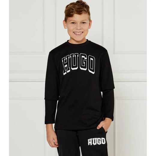 HUGO KIDS Longsleeve | Regular Fit ze sklepu Gomez Fashion Store w kategorii T-shirty chłopięce - zdjęcie 184514643