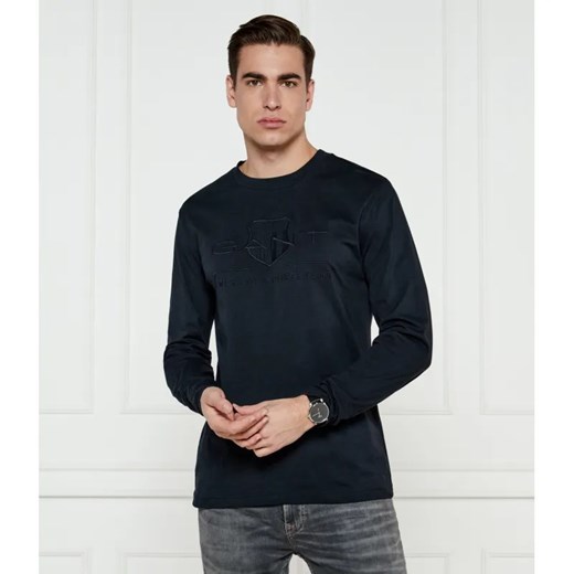 Gant Longsleeve TONAL SHIELD | Regular Fit ze sklepu Gomez Fashion Store w kategorii T-shirty męskie - zdjęcie 184514772