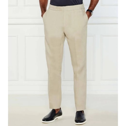 TIGER OF SWEDEN Lniane spodnie Tannen | Slim Fit ze sklepu Gomez Fashion Store w kategorii Spodnie męskie - zdjęcie 184514830