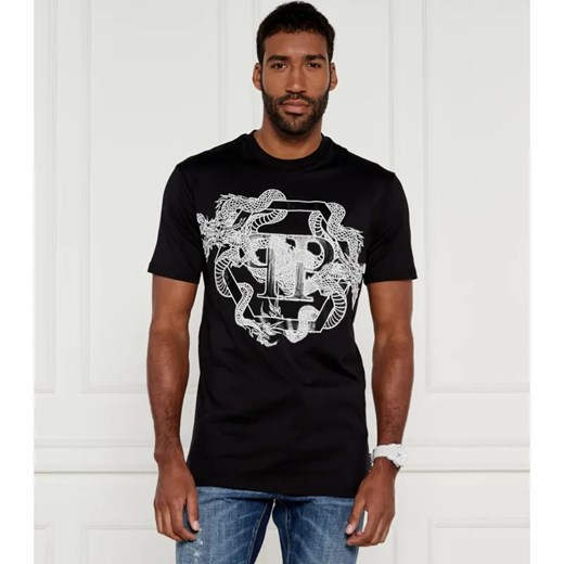 Philipp Plein T-shirt Dragon Hexagon | Regular Fit M Gomez Fashion Store okazja