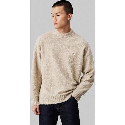 Calvin Klein Jeans Sweter | Loose fit ze sklepu Gomez Fashion Store w kategorii Swetry męskie - zdjęcie 184514914