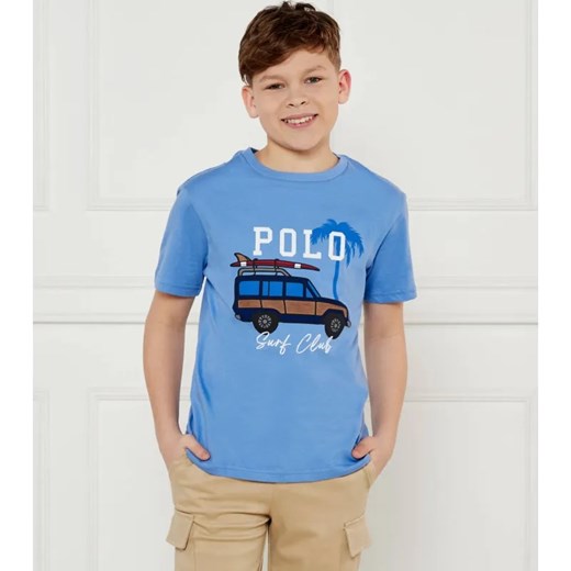 POLO RALPH LAUREN T-shirt | Regular Fit ze sklepu Gomez Fashion Store w kategorii T-shirty chłopięce - zdjęcie 184515141