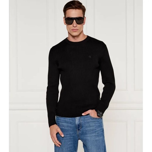 Calvin Klein Jeans Sweter | Slim Fit ze sklepu Gomez Fashion Store w kategorii Swetry męskie - zdjęcie 184515153