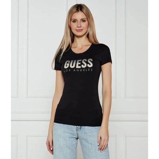GUESS T-shirt | Slim Fit ze sklepu Gomez Fashion Store w kategorii Bluzki damskie - zdjęcie 184515284