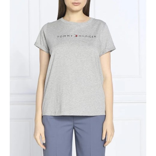 Tommy Hilfiger T-shirt | Regular Fit ze sklepu Gomez Fashion Store w kategorii Bluzki damskie - zdjęcie 184515293
