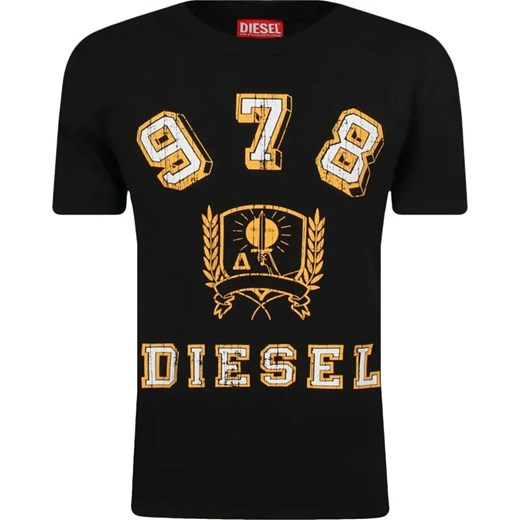 Diesel T-shirt | Regular Fit ze sklepu Gomez Fashion Store w kategorii T-shirty chłopięce - zdjęcie 184515331