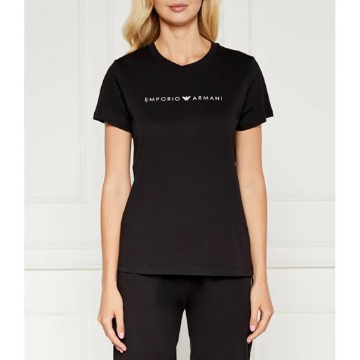 Emporio Armani T-shirt | Regular Fit ze sklepu Gomez Fashion Store w kategorii Bluzki damskie - zdjęcie 184515332