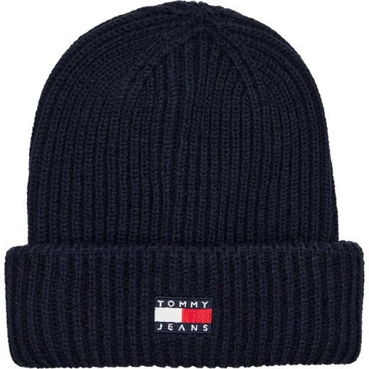 Tommy Jeans Czapka HERITAGE | z dodatkiem wełny ze sklepu Gomez Fashion Store w kategorii Czapki zimowe damskie - zdjęcie 184515414