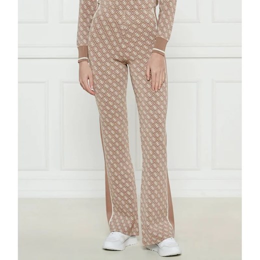 GUESS Spodnie dzianinowe | flare fit ze sklepu Gomez Fashion Store w kategorii Spodnie damskie - zdjęcie 184515442