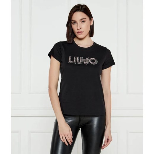 Liu Jo T-shirt | Regular Fit ze sklepu Gomez Fashion Store w kategorii Bluzki damskie - zdjęcie 184515523