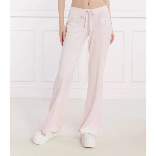 Juicy Couture Spodnie dresowe HERITAGE DOG CREST KAISA | flare fit ze sklepu Gomez Fashion Store w kategorii Spodnie damskie - zdjęcie 184515544