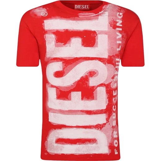 Diesel T-shirt | Regular Fit ze sklepu Gomez Fashion Store w kategorii T-shirty chłopięce - zdjęcie 184515604