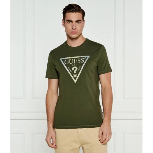 GUESS T-shirt | Slim Fit ze sklepu Gomez Fashion Store w kategorii T-shirty męskie - zdjęcie 184515621