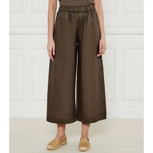 Max Mara Leisure Lniane spodnie MINNIE | Relaxed fit ze sklepu Gomez Fashion Store w kategorii Spodnie damskie - zdjęcie 184515660