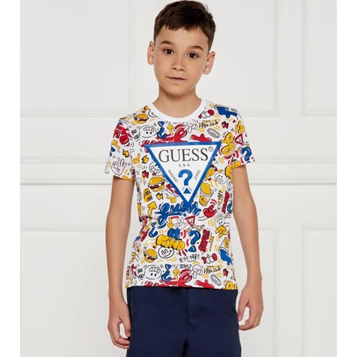 Guess T-shirt | Regular Fit ze sklepu Gomez Fashion Store w kategorii T-shirty chłopięce - zdjęcie 184515661