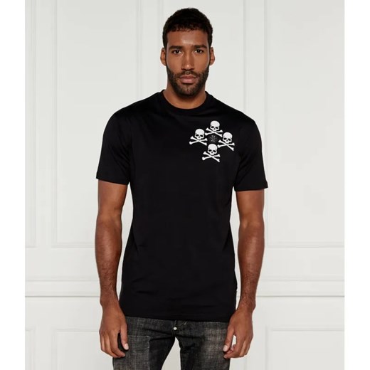 Philipp Plein T-shirt Skull&Bones | Regular Fit ze sklepu Gomez Fashion Store w kategorii T-shirty męskie - zdjęcie 184515681