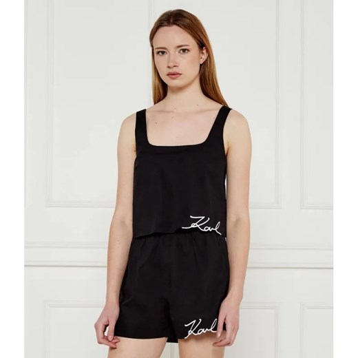 Karl Lagerfeld Top | Cropped Fit ze sklepu Gomez Fashion Store w kategorii Bluzki damskie - zdjęcie 184515803