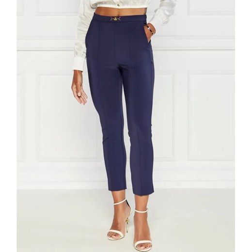Elisabetta Franchi Spodnie cygaretki | Slim Fit | high waist ze sklepu Gomez Fashion Store w kategorii Spodnie damskie - zdjęcie 184515811