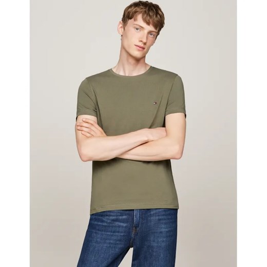 Tommy Hilfiger T-shirt | Slim Fit | stretch ze sklepu Gomez Fashion Store w kategorii T-shirty męskie - zdjęcie 184516173