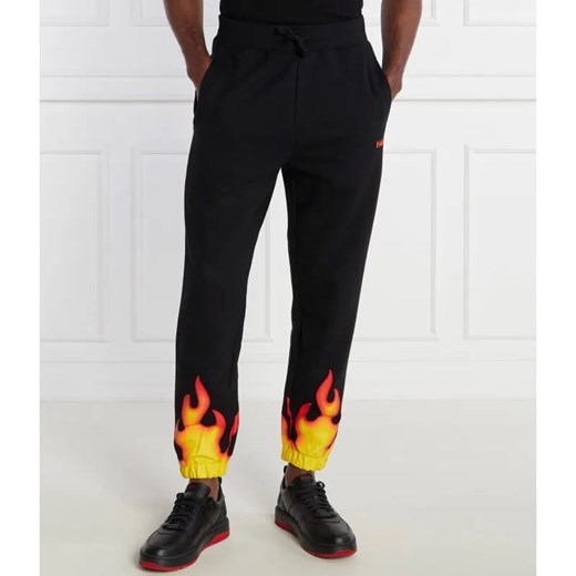 HUGO Spodnie dresowe Doblo | Regular Fit ze sklepu Gomez Fashion Store w kategorii Spodnie męskie - zdjęcie 184516231