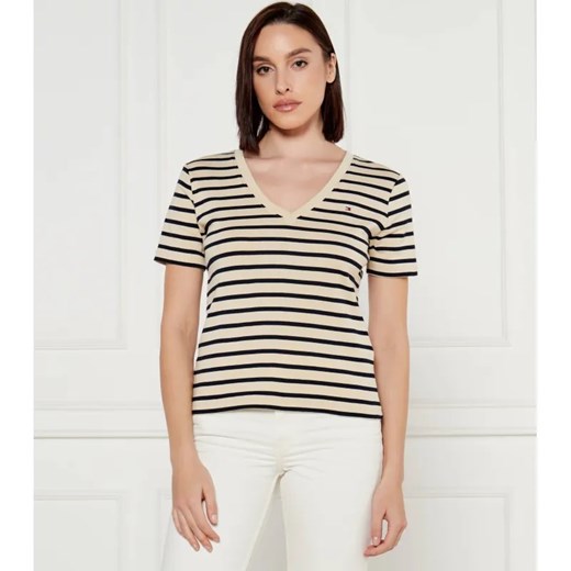 Tommy Hilfiger T-shirt CODY | Slim Fit ze sklepu Gomez Fashion Store w kategorii Bluzki damskie - zdjęcie 184516273